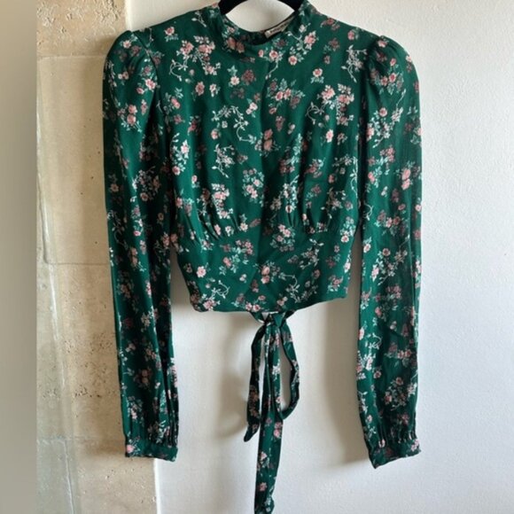 NWOT Reformation Raye Top in Emelia Floral 0 - Picture 6 of 9